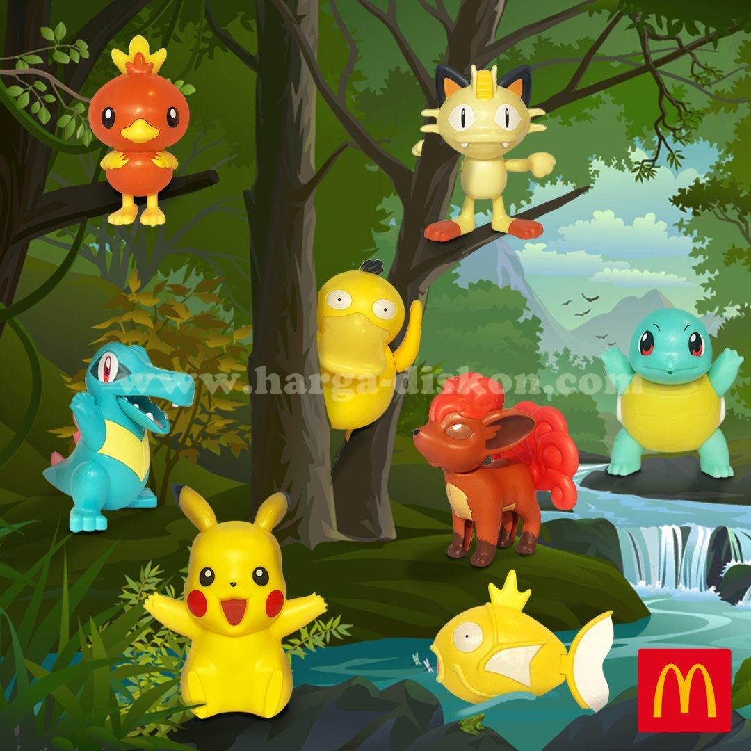 Promo MCDONALDS Terbaru Mainan Happy Meal : Pokemon