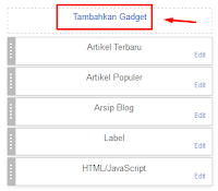 tambahkan gadget