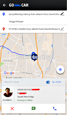 Cara Order GO CAR Dari Gojek Terbaru