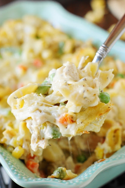 Leftover Turkey Noodle Casserole | The Kitchen is My Playground