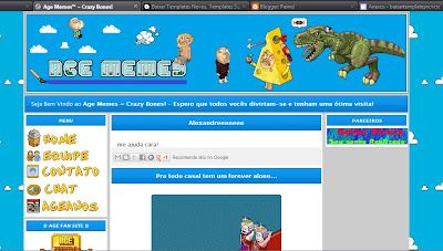 Template do Age Memes para Blogger