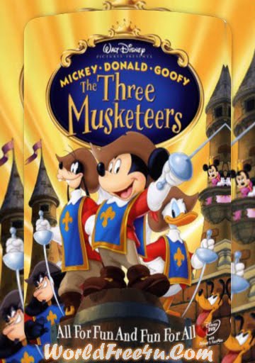 Poster Of Mickey, Donald, Goofy: The Three Musketeers (2004) Full Movie Hindi Dubbed Free Download Watch Online At worldfree4u.com