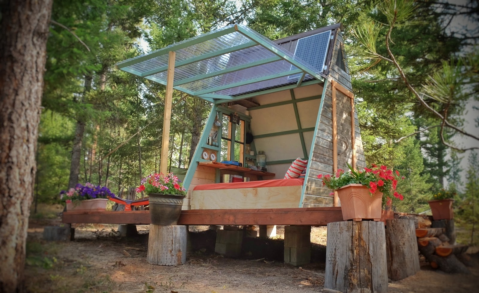 a-frame cabin that cost just $700 to build! - tiny house town