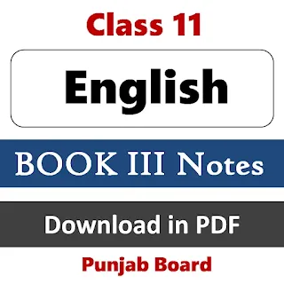 1st year English book 3 Notes pdf