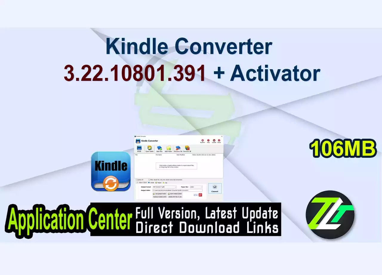 Kindle Converter 3.22.10801.391 + Activator