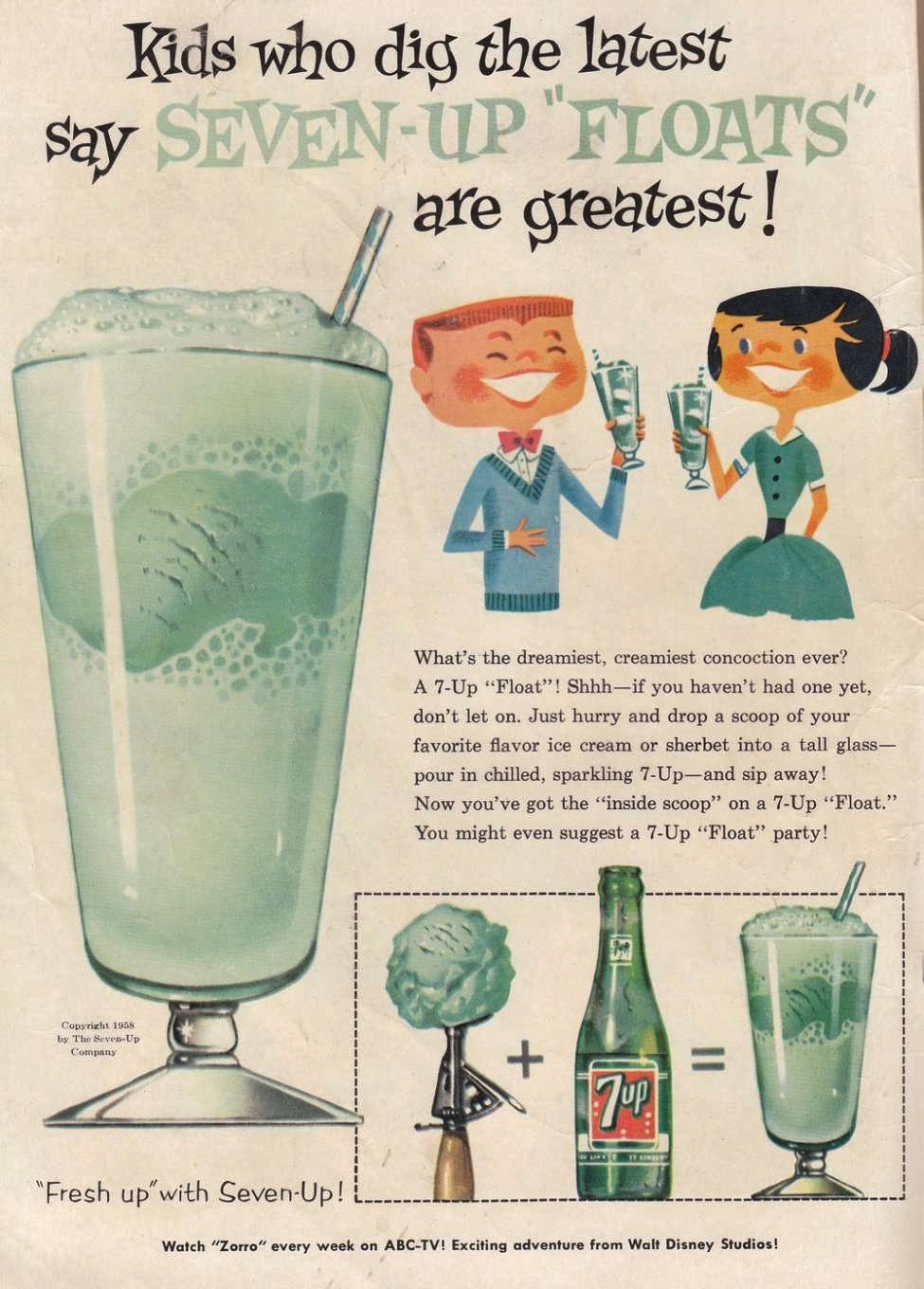 Seven-Up Floats