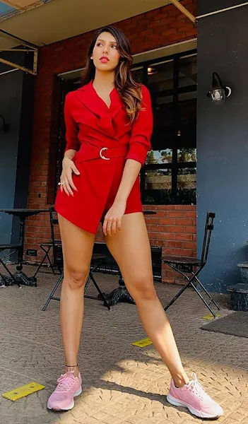 Nibeditaa Paal sexy legs short dress hot actress