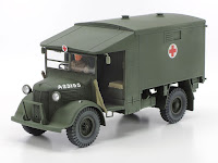 Tamiya 1/48 British 2-Ton 4x2 Ambulance (32605) Color Guide & Paint Conversion Chart　