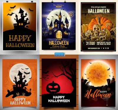 6-mau-ap-phich-do-hoa-kinh-di-le-hoi-ma-quai-halloween-poster-vector-7934