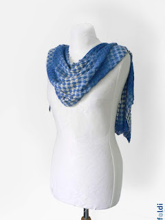 machine knitting passap bamboo scarf shawl wrap tuck stitch