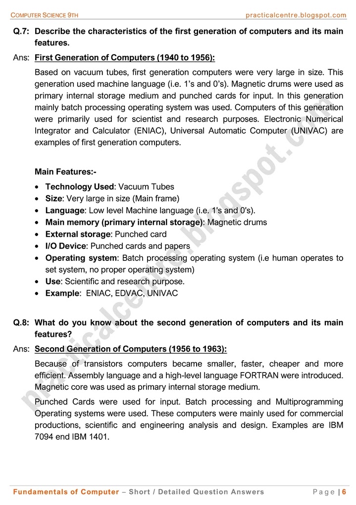 fundamentals-of-computer-short-and-detailed-question-answers-computer-science-9th-notes