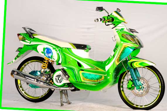  Motor  Yamaha  Modif Fashion Standar Yamaha  Nouvo  Go Green 