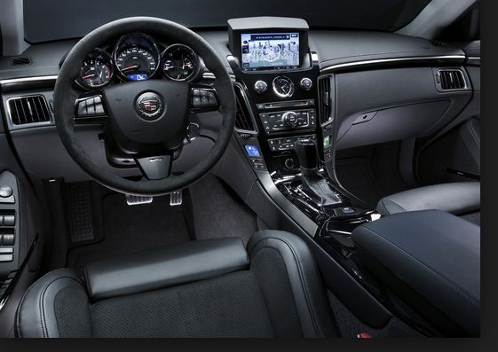 Luxury car interior designs cadilac CTS_V