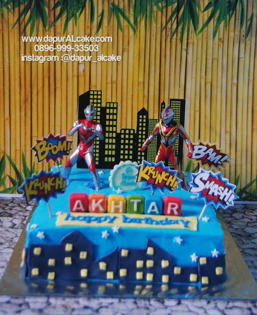 Ultraman cake AL CAKE(Kue ulang Tahun Bekasi)