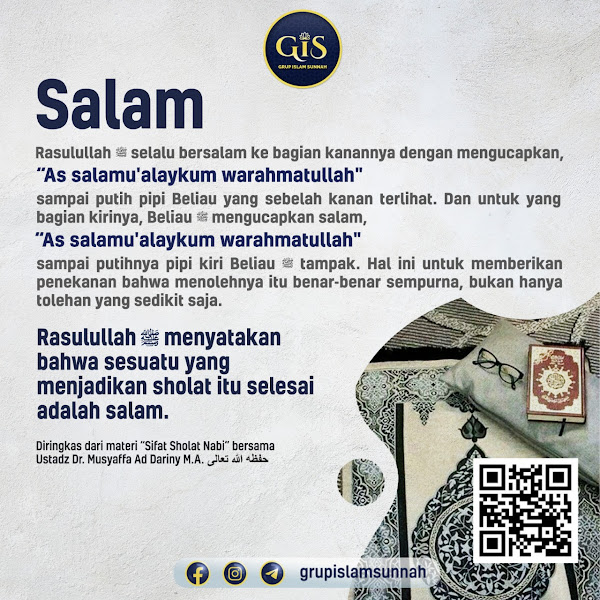 Audio ke-168: Pembahasan tentang Salam dan Wajibnya Salam (At Taslim)