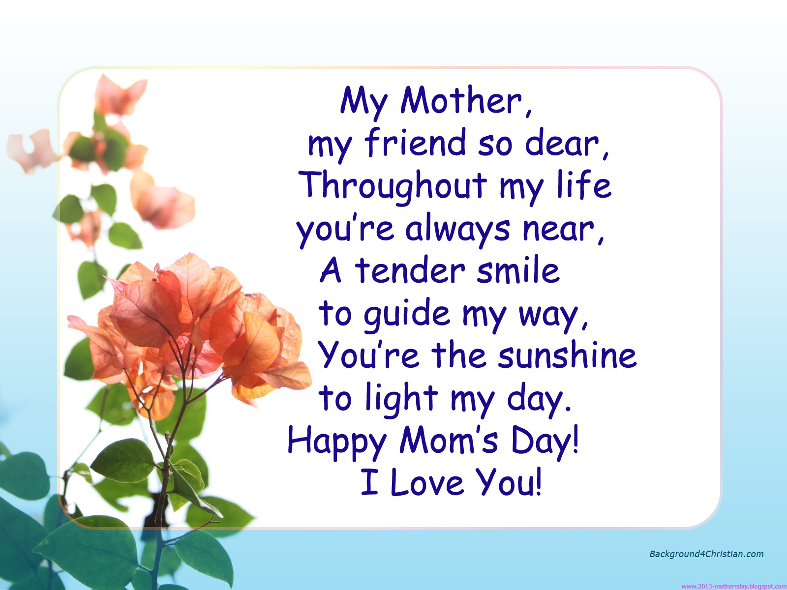 Wallpaper Free Download: Best Mothers Day Quotes And wishes Cards -2013