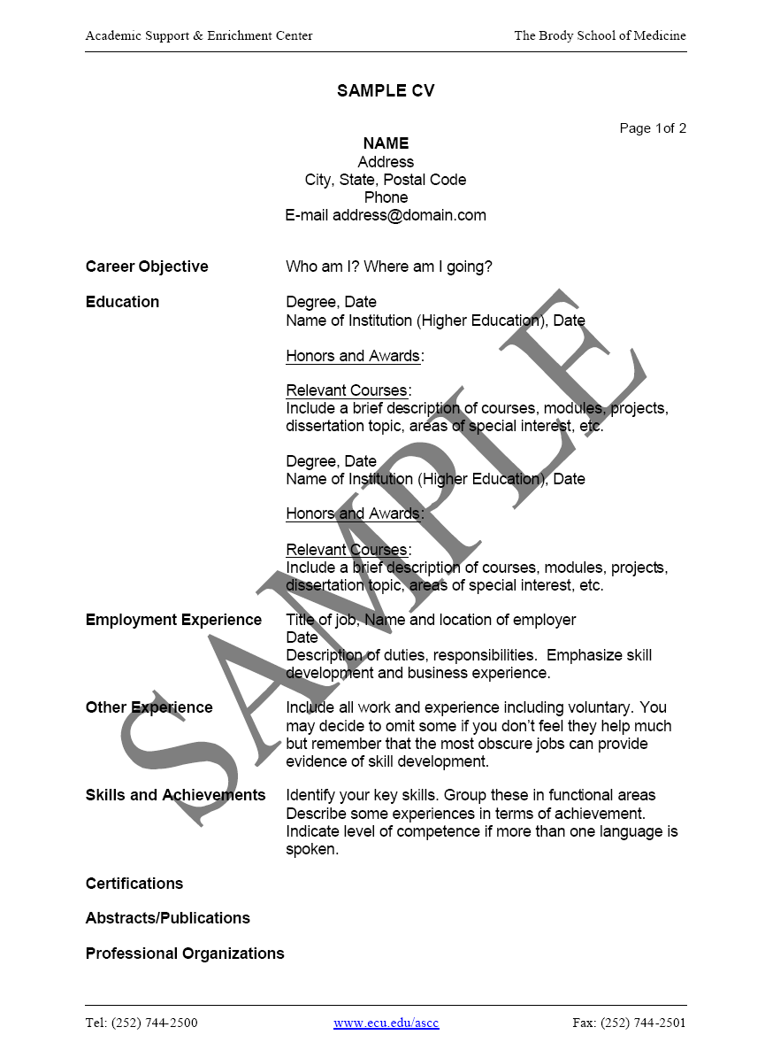 ... contoh format cv curriculum vitae bahasa inggris terbaru contoh cv