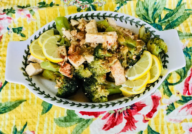 Lemon Broccoli and tofu @ www.realfoodblogger.com