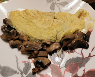 Boursin Cheese and Mushroom Omelet