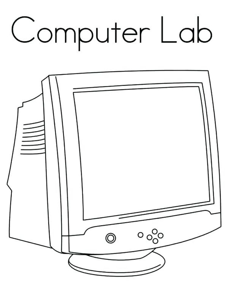 printabe computer coloring pages