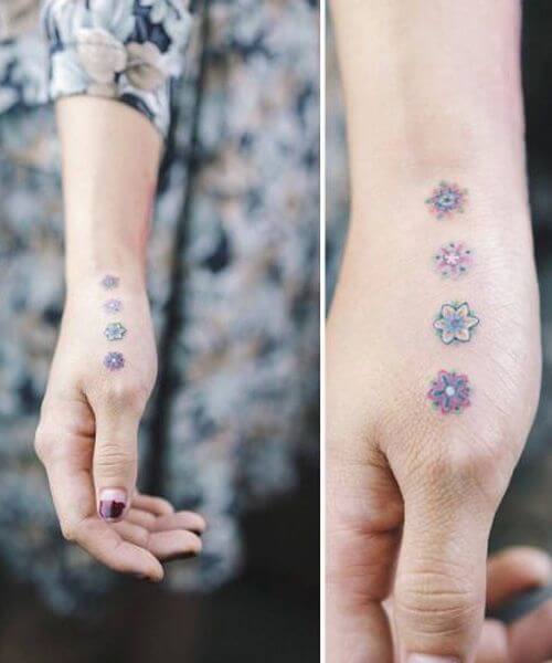 beautiful small tattoo for girl