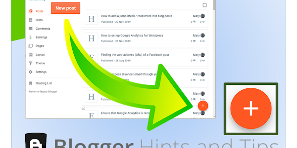 How to make a new blog post in the 2020 version of Blogger