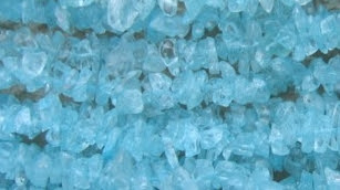 aquamarine beading chips