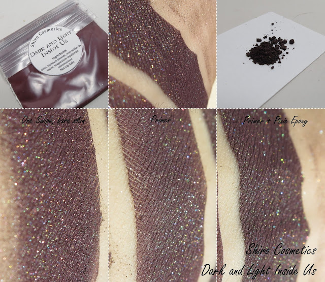 Shiro Cosmetics Marauders, Mugwumps, and Muggles Eyeshadow Dark and Light inside us