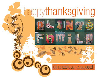 Thanksgiving Family Greeting Card