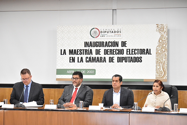 “Sin duda será acorde a las necesidades actuales del Estado mexicano”, Gutiérrez Luna al inaugurar la Maestría de Derecho Electoral