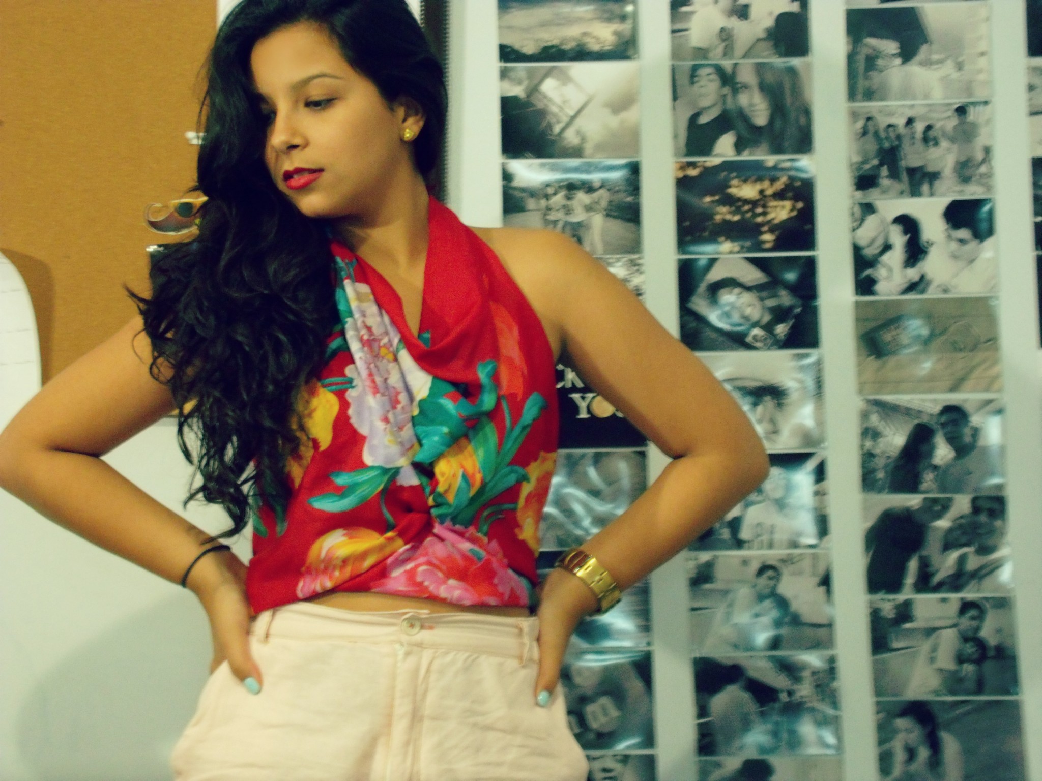 DIY pañuelo >> blusa 