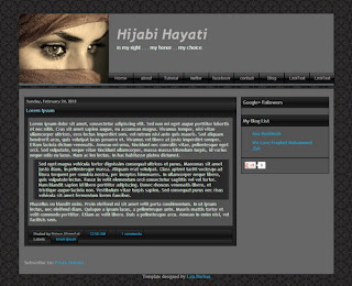 Hijabi Hayati Islamic Blogger Template