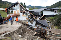 Rushing floodwaters during Irene took down even ski lodges in Killington, Vermont in 2011. (Credit: Getty Images) Click to Enlarge.