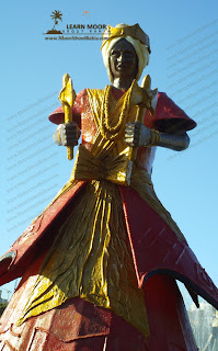 Orixás Candomble statue in dique do tororo