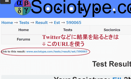 ソシオニクス 診断結果の見方 From Over The Sea