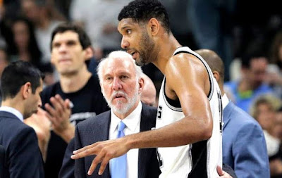 Tim Duncan - Gregg Popovich - San Antonio Spurs