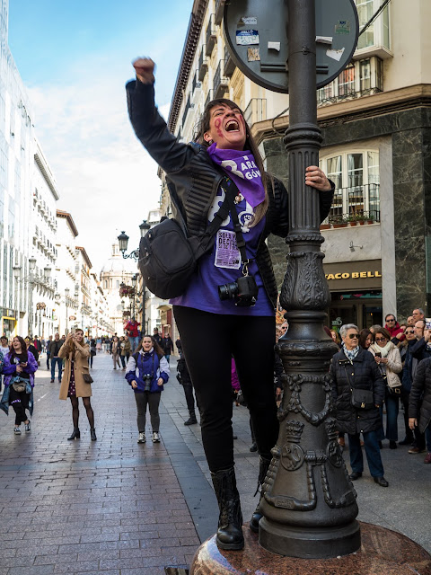 8m 2020 Zaragoza Feminista Manifestacion Estudiantes