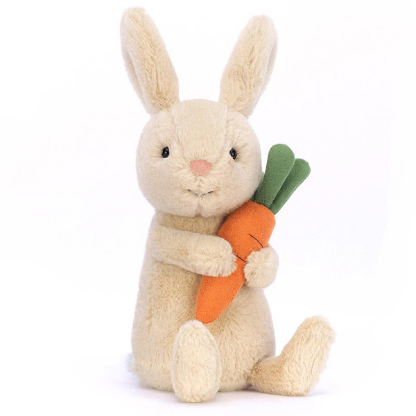 Jellycat Bonnie Bunny with Carrot - Size: 15 x 8cm