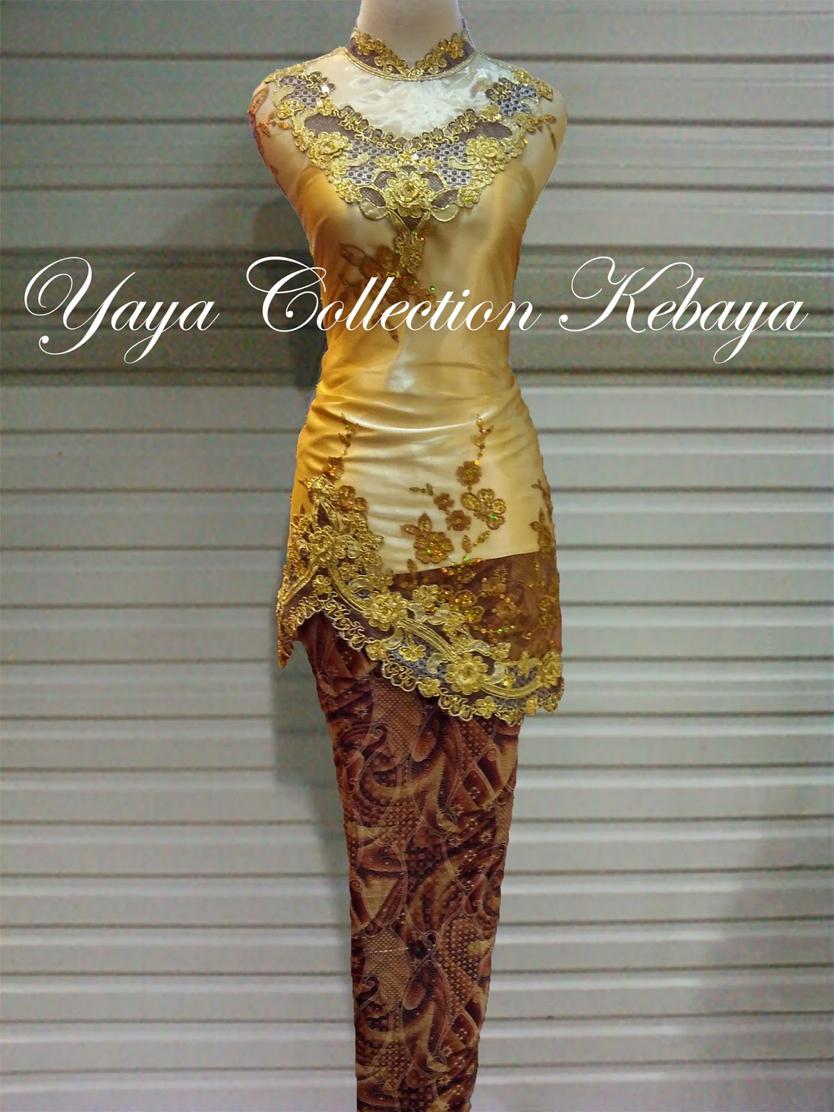  Kebaya  Shanghai Coklat New Yaya Kebaya  Online  Shop  