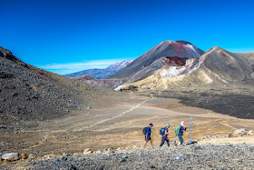 Tongariro Walkers on the Crossing