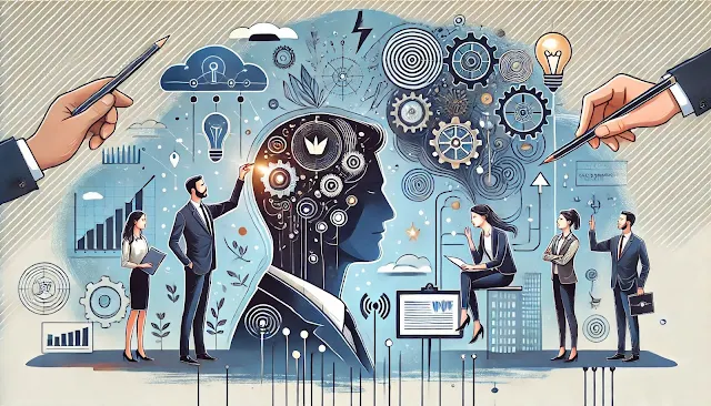 People networking and communicating effectively