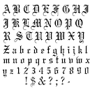 Olde English Letters