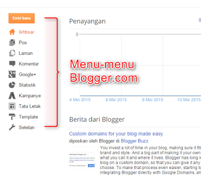 Mempelajari Menu-Menu Dasar Blog di Blogger.com – FebbryPattinson-Blog