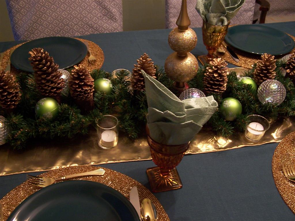 Perennial Passion: Green, Gold & Silver Grey Dining Room 