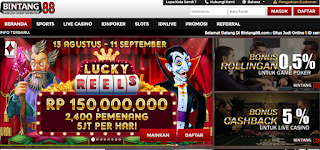 Bintang88 merupakan situs judi slot online terbaru yang di lengkapi layanan deposit pulsa tanpa potongan 20ribu Telkomsel, XL, Axis 24 jam online.