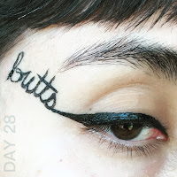 Butt Eyeliner :: 31 Days of Liquid Eyeliner
