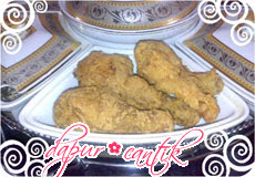 ayam berselimut dapur cantik