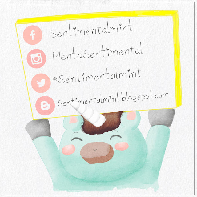 Redes sociales, SentimentalMint, Instagram, Twitter, Facebook, blogger, unicornio, cute, dibujo, kawaii, ilustracion, seguidores