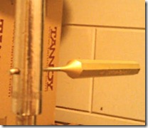 punching out a shaft pin