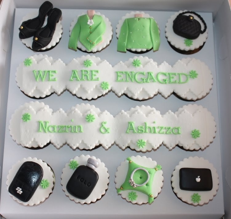 Irzaas a hantaran gift on her engagement dayThanks Irza Cupcakes